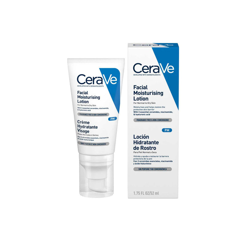 CeraVe PM Facial Moisturising Lotion 52ml - British product