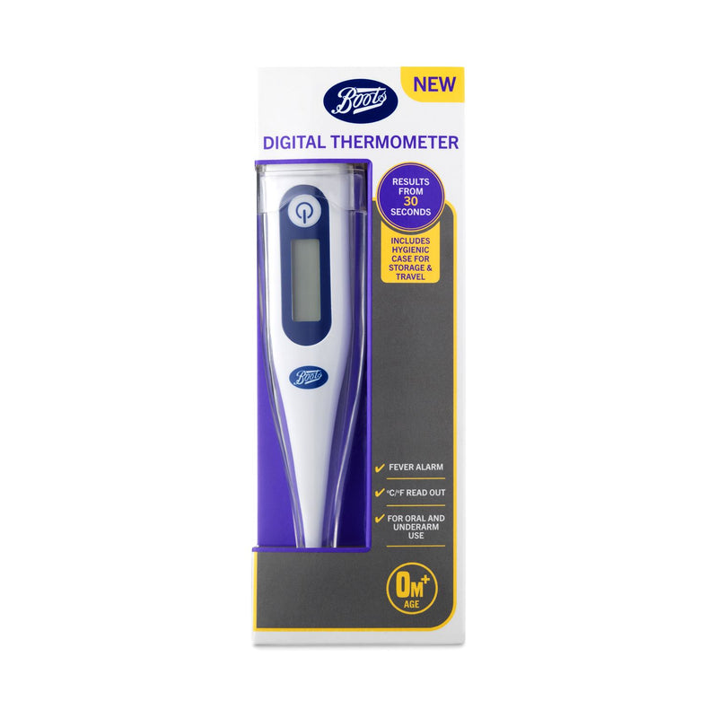 Boots Digital Thermometer with included storage case - British product