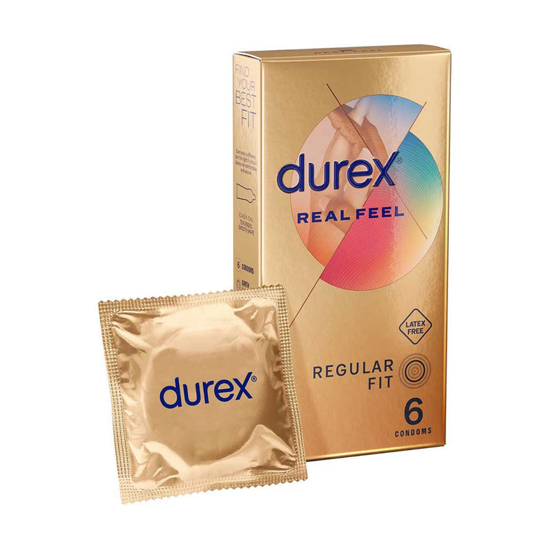 Durex Real Feel non-latex condoms 6 pack (British brand)