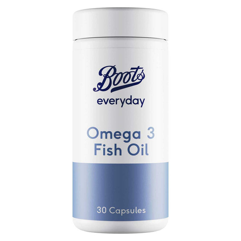 Boots Omega 3 fish oil capsules 1000mg 30 - British product