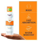 Eucerin sun spray oil control dry touch SPF50 200ml, UK version