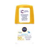 NIVEA Kids Sensitive Sun Cream Roll-on SPF50+ 50ml imported from the UK