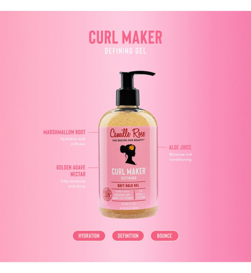 Camille Rose Curl Maker curling jelly 355ml - British product
