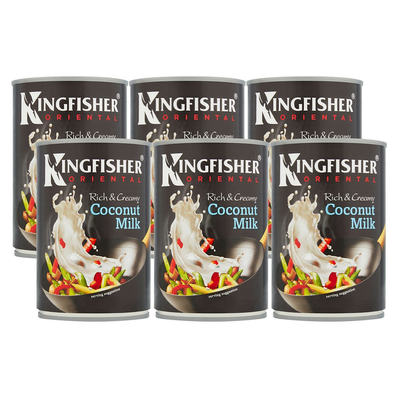 Kingfisher Oriental Coconut Milk 6 x 400ml, UK version