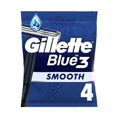 Gillette Blue3 Rasoir Jetable Homme x4 Pack Outil de Toilette