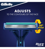 Rasoir jetable Gillette BlueII Plus Slalom, pack de 8 - Produit britannique