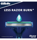 Rasoir jetable Gillette BlueII Plus Slalom, pack de 8 - Produit britannique