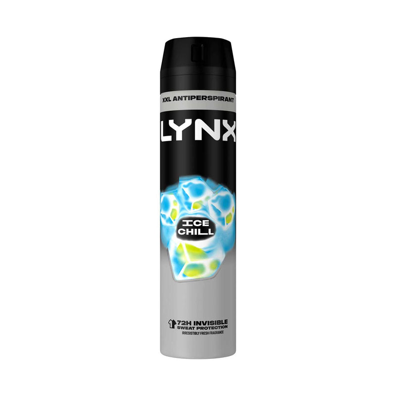 Lynx Ice Chill Anti-Perspirant 250ml, imported from the UK