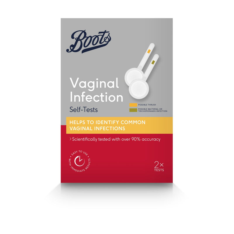 Boots Vaginal Infection Self-Test 2 self-tests (British brand)