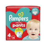 Pampers Baby-Dry nappy pants essential pack Size 4 38 nappies, UK version