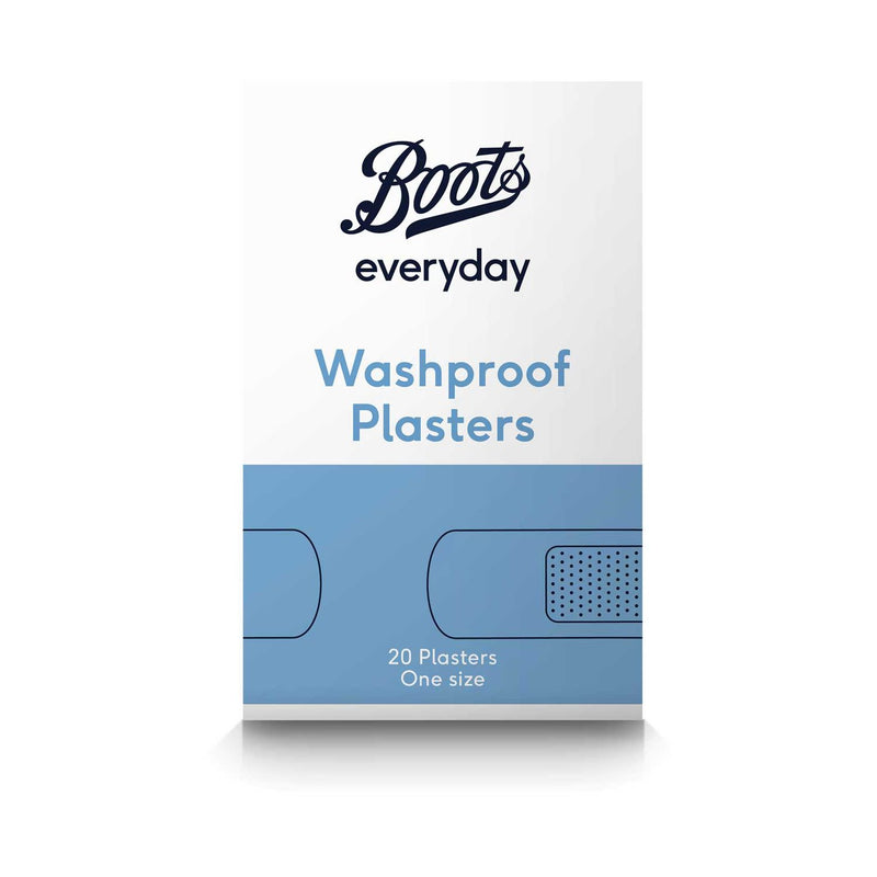 Boots washproof plasters 20 pack - British product