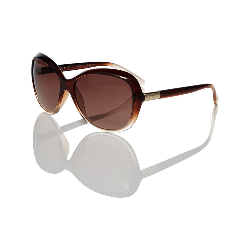 Ted Baker Ladies Sunglasses TB1359 126 Brown Crystal Fade (British brand)