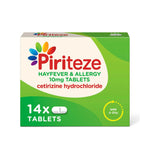Boots Piriteze Cetirizine Antihistamine Allergy Relief Tablets - 14 Tablets- Buy online at McGrocer