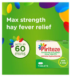 Piriteze Cetirizine antihistaminique comprimés 14 pack, importé du Royaume-Uni
