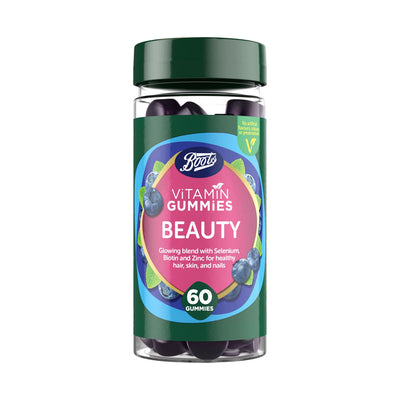Boots Beauty Vitamin Gummier Blåbær 60 Gummier