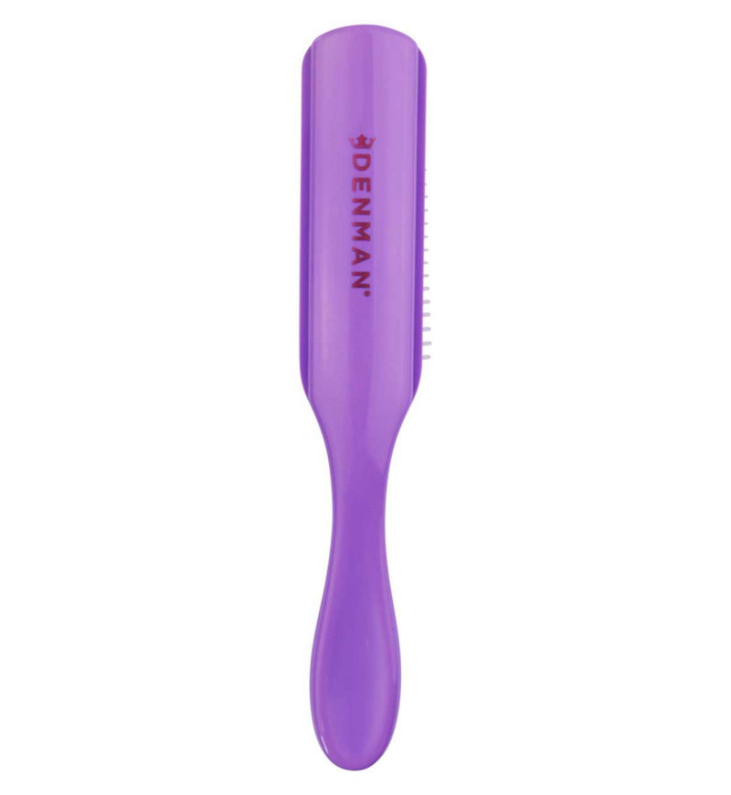Denman hairbrush 7 row African Violet - British product