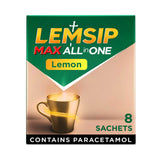 Lemsip Max All in One Lemon Flavour Sachets 8 Pack, UK version