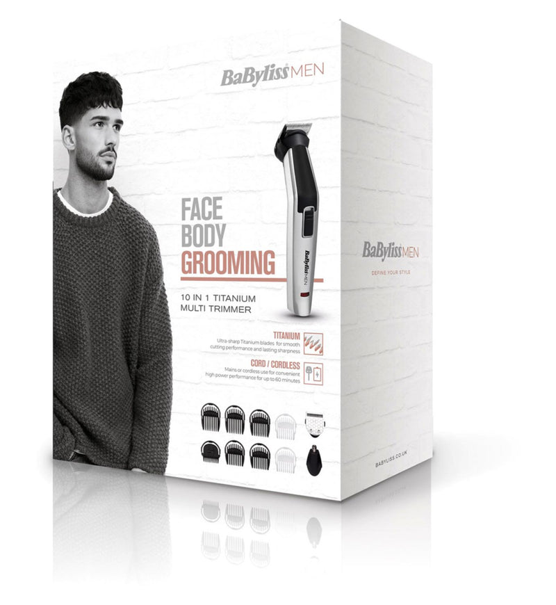 BaByliss 10 in 1 Titanium Multi Trimmer - British product