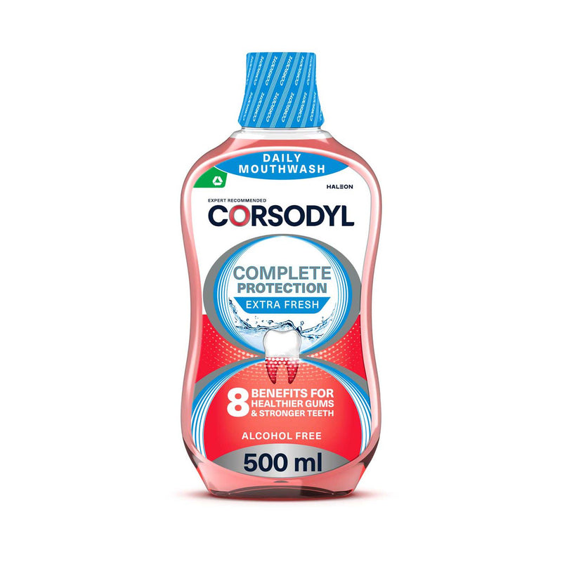 Corsodyl Mouthwash Extra Fresh 500ml - British product