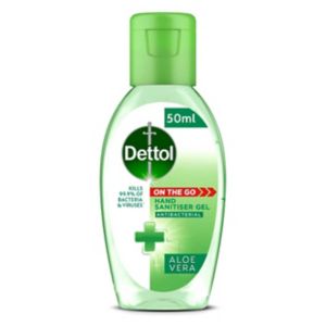 Dettol hand sanitiser Aloe Vera gel 50ml - British product