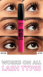 NYX Professional Makeup Liftscara mascara 10ml, imported from the UK