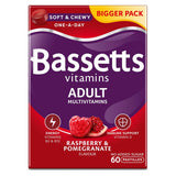 Bassetts Multivitamins Raspberry Pomegranate Soft Chewies 60 - British product