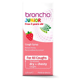 Bronchostop Junior cough syrup strawberry 120ml (British brand)