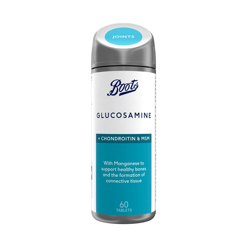 Boots Glucosamine + Chondroitin & MSM 60 Tablets - British product