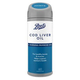 Boots Cod Liver Oil Evening Primrose Oil Food Supplement 60 Capsules