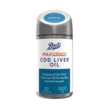 Boots Max Strength Cod Liver Oil 30 Capsules - British product