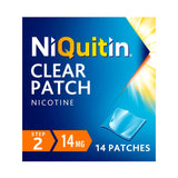 NiQuitin Clear Patch 14mg Step 2 14 Patches, UK version