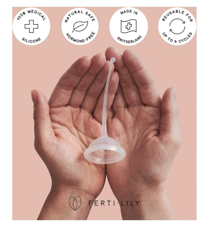 FertiLily conception cup reusable medical silicone (British brand)