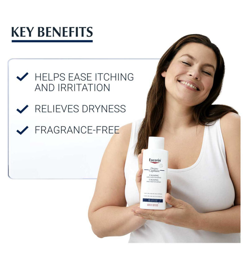 Eucerin Calming Urea Shampoo 250ml (British brand)
