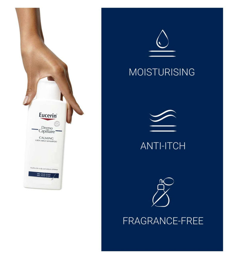 Eucerin Calming Urea Shampoo 250ml (British brand)