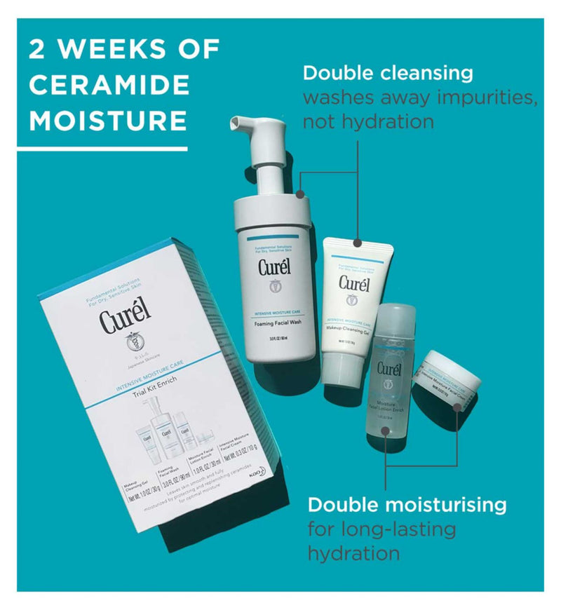 Curél skincare trial kit for dry sensitive skin - British product
