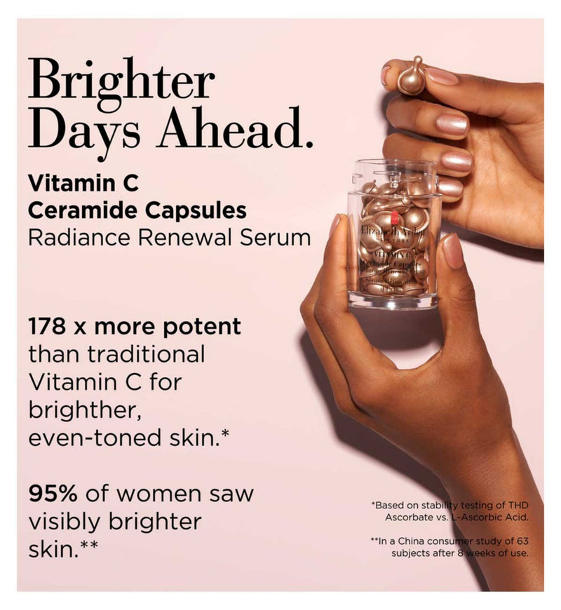 Elizabeth Arden serum capsules Vitamin C Ceramide 60pc, imported from the UK
