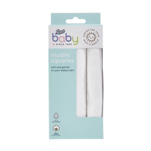 Boots Baby Musselin Ruter 3-pakning