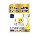 Boots NIVEA Q10 Power 60+ Anti-Wrinkle Face Cream Moisturiser 50ml- Buy online at McGrocer