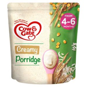 Boots Cow & Gate Creamy Porridge Baby Cereal 4-6+ Months 125g- Buy online at McGrocer