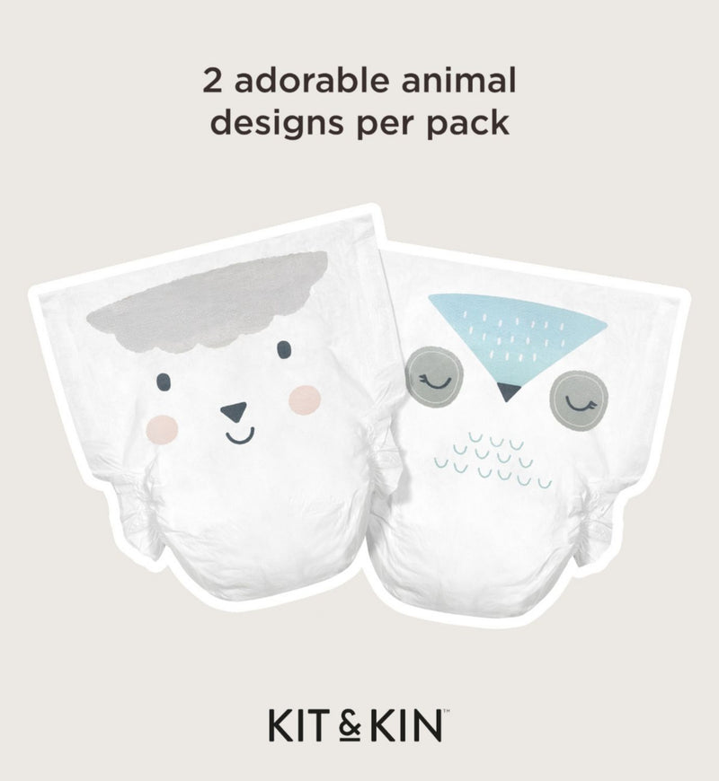 Kit & Kin hypoallergenic nappies size 1 38 pack, UK version