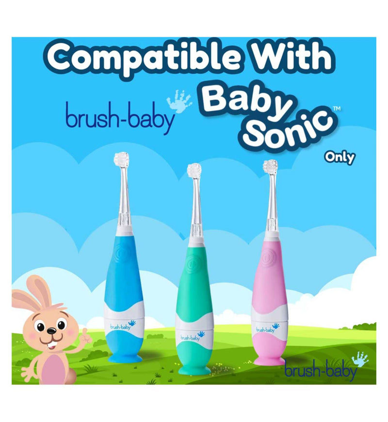 Têtes de rechange soniques Brush-Baby, lot de 4, 18-36 mois, version UK