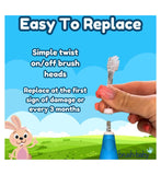Têtes de rechange soniques Brush-Baby, lot de 4, 18-36 mois, version UK