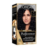 L'Oréal Paris Preference 1.0 Black Permanent Hair Dye Kit, UK version