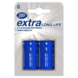 Boots C extra lasting batteries 2 pack - British product