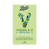Boots Vegan A-Z Omega 3 supplement 30 tablets 30 caps - British product