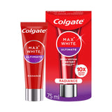 Colgate Max White Ultimate Radiance Whitening Toothpaste 75ml - British product
