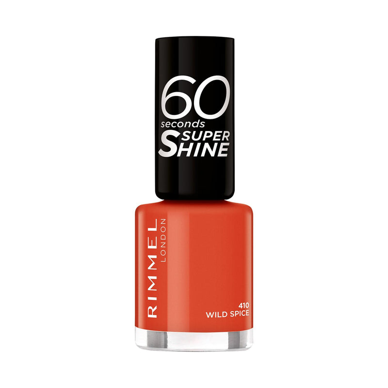 Rimmel London glitter nail polish Wild Spice, UK version
