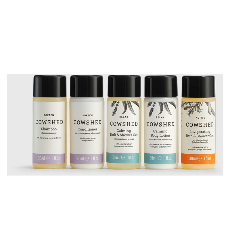 Cowshed Travel Collection Set bath and body items 30ml - British product