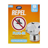 Boots Repel Mosquito Killer 3 Pin Plug-In 35ml - British product