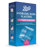 Boots scar reducing hydrogel burn plasters 5 Pack - British product